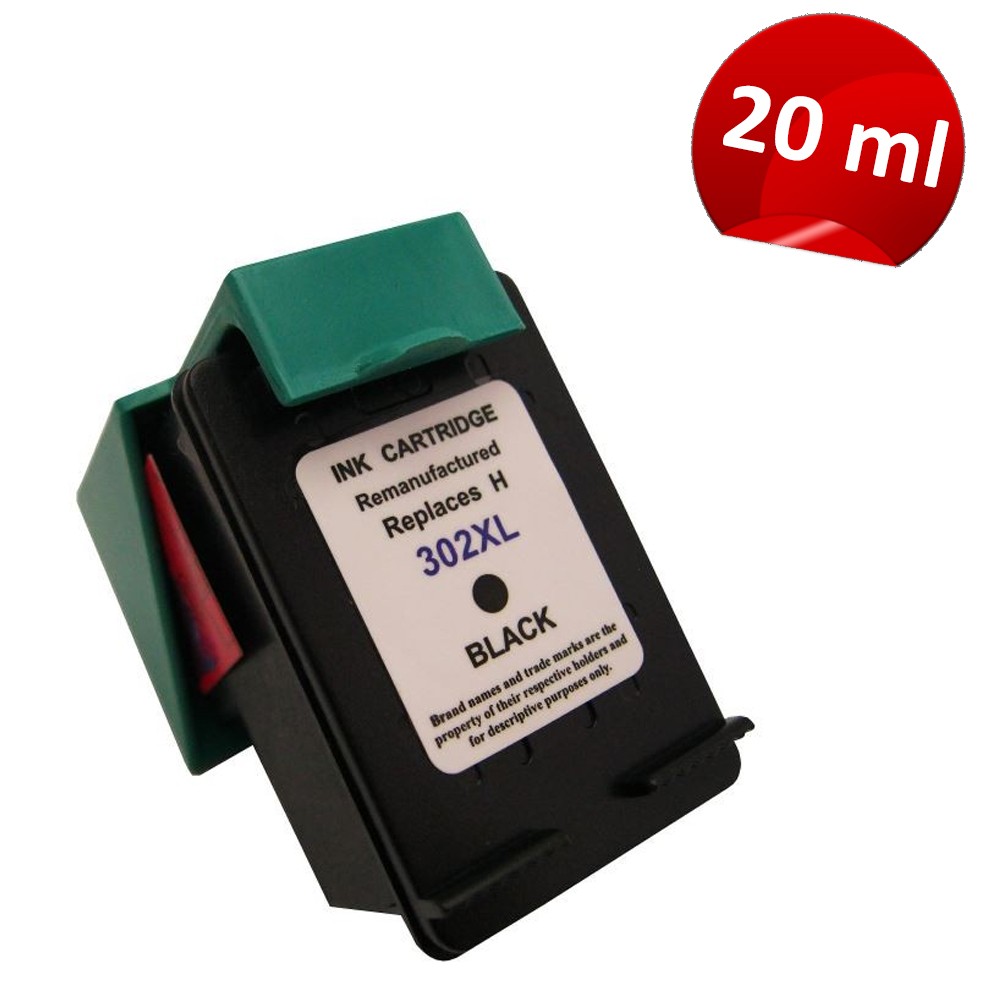 Cartus compatibil remanufacturat pentru HP 302XL, Black - imagine 4